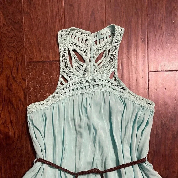 Filly Flair Crochet Flowy Lined Dress - Picture 2 of 10